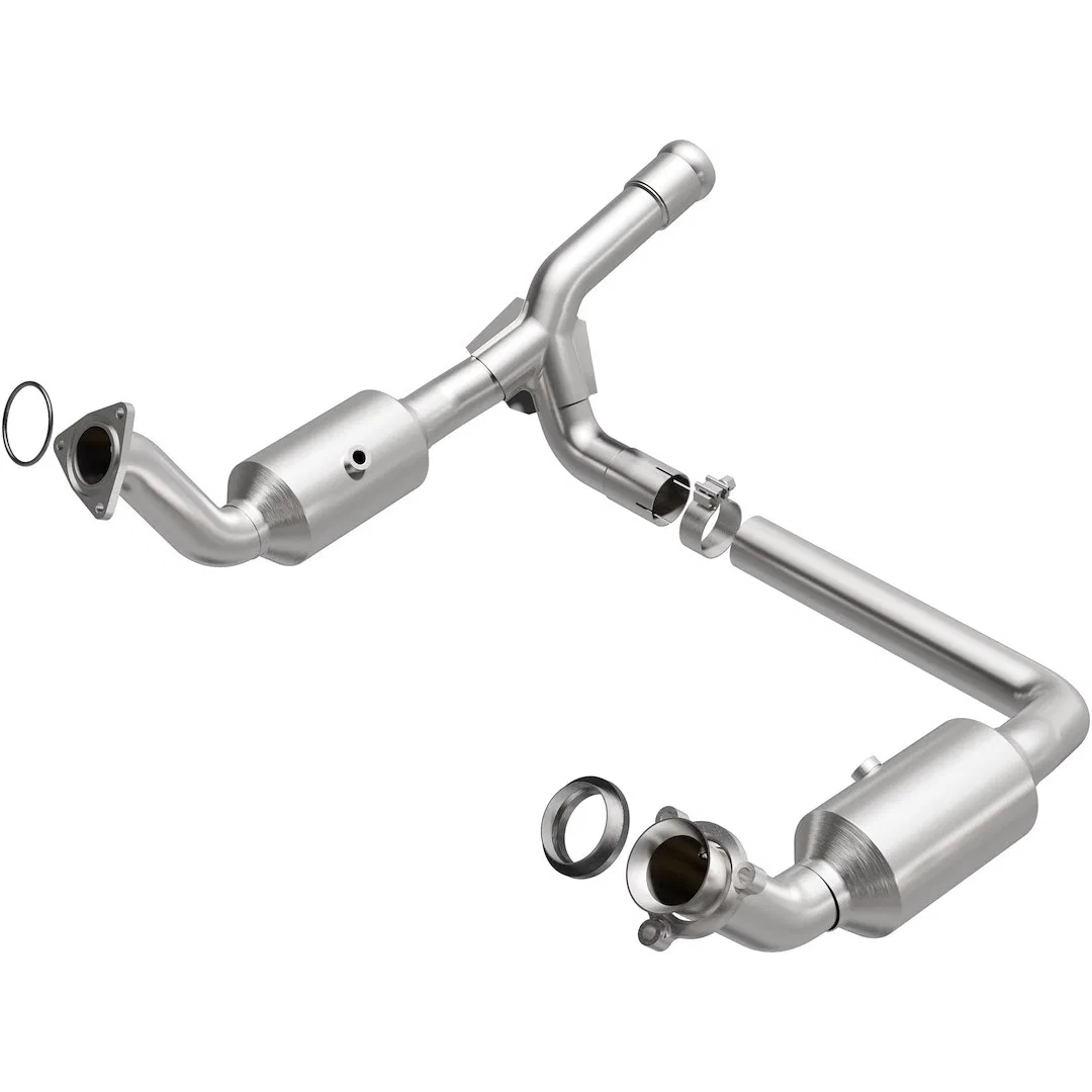 280656 – MAGNAFLOW Catalytic Converter, Direct Fit Stainless Steel Case Bolt-On Inlet Clamp-On Outlet 35-1/2 Inch Ove...